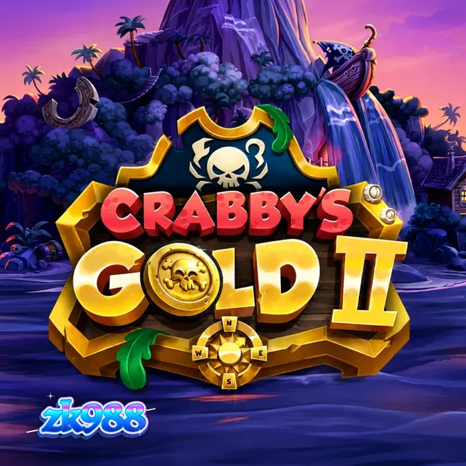 Tampilan visual slot Crabby's Gold 2 dengan tema bajak laut